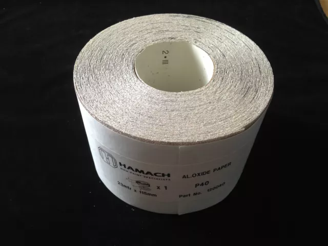 Hamach Dynamic Schleifpapier Rolle 115 mm x 23m - P40