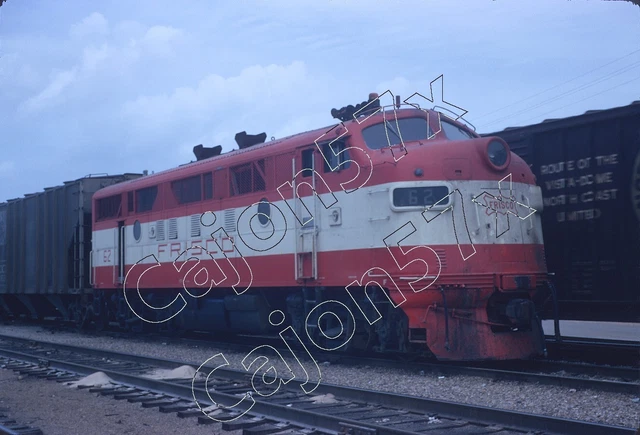 Original Slide- SLSF Frisco F7A #62 At Memphis, TN. 7/70