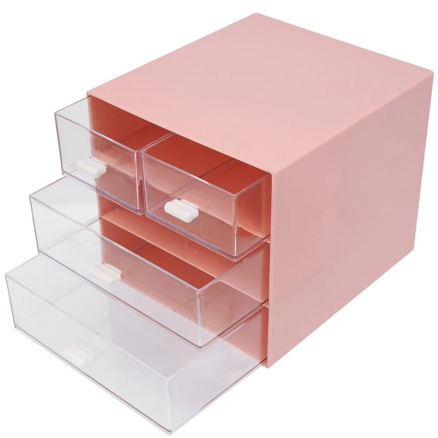 Organizer per Trucco, Organizer da Scrivania con 4 Cassetti, Organizer per  N9T7