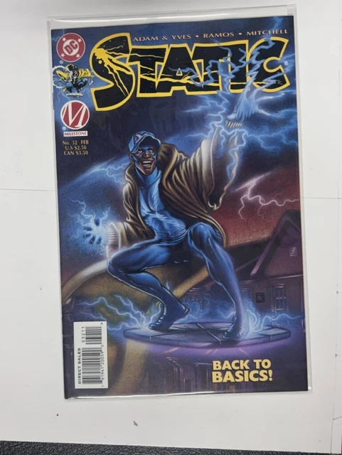 Static 32 (1996) - DC Milestone - Low Print Run - HTF - 1st Swarm Appearance | C