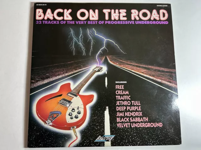 Back On The Road 1988 Compilation Double Vinyl Lp / Prog Rock / Ex Condition