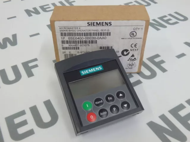 6SE64000BE000AA0 - SIEMENS -  6SE6400-0BE00-0AA0 /  Pocket de programmation  NEW