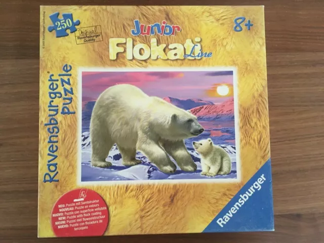 Ravensburger Junior Flokati Line Kinderpuzzle Puzzel 250 Teile Eisbären ab 8+