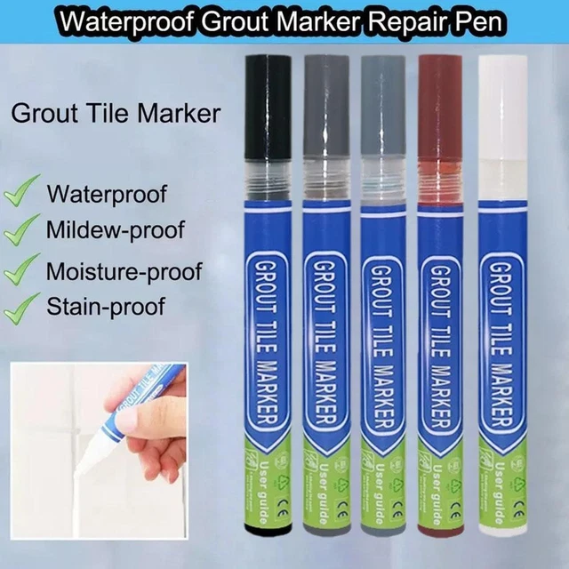 Tile Repair Fast Drying Wall Refill Marker Anti Mould Grout Pen Shine D9F4