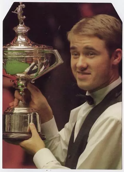 Scarce Trade Card of Stephen Hendry, Snooker 1997