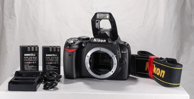 Nikon D40 6.1 MP Digital SLR Camera Body, Black, Low Shutter Count, Fully Tested