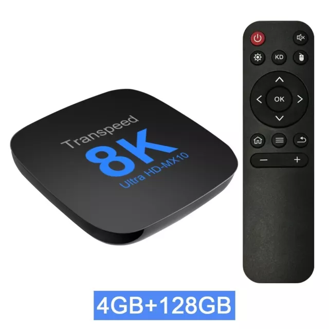 MX10 RK3528 Android 13 Smart TV Box 8K HD WIFI BT 5.0 Video Media Player UK 2