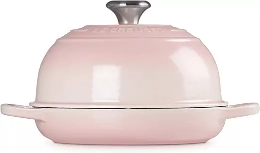 Le Creuset Signature Bread Oven 24cm Shell Pink Bread Baking NEW 2