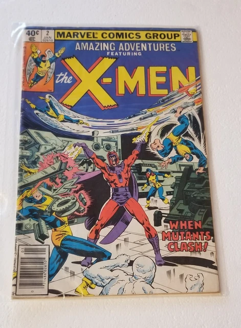 **Marvel Comics 1980s Amazing Adventures the X-Men "When Mutants Clash" Vol 2 #2