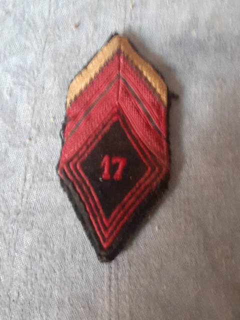 INSIGNE TISSU LÉGION ÉTRANGÈRE CADRE LOSANGE DE BRAS MLE 45 OCCASION