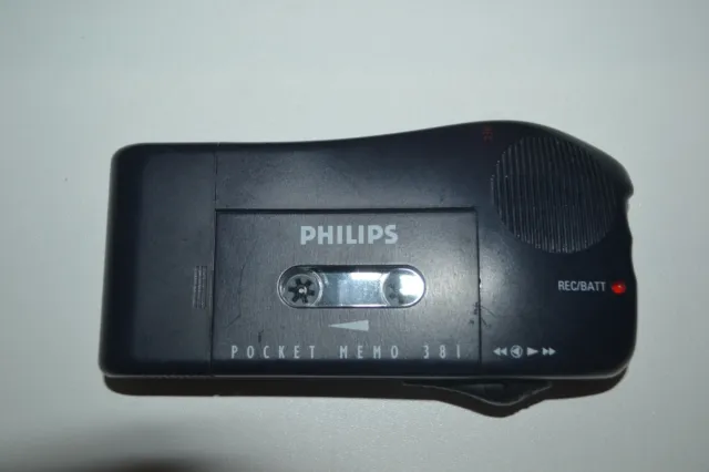 Philips Pocket Memo 381 Dictaphone Voice Recorder Tested and Excellent