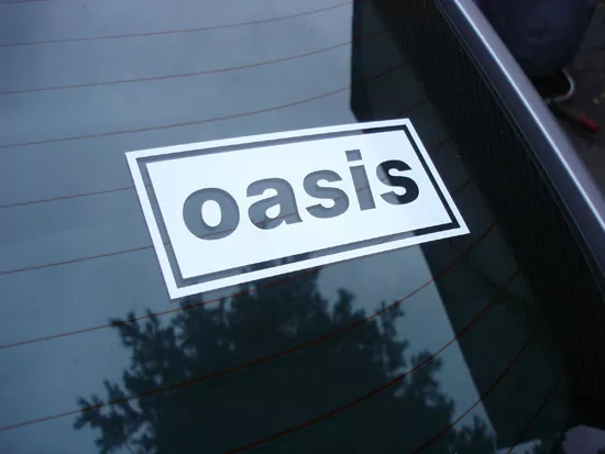 Oasis rock band decal sticker