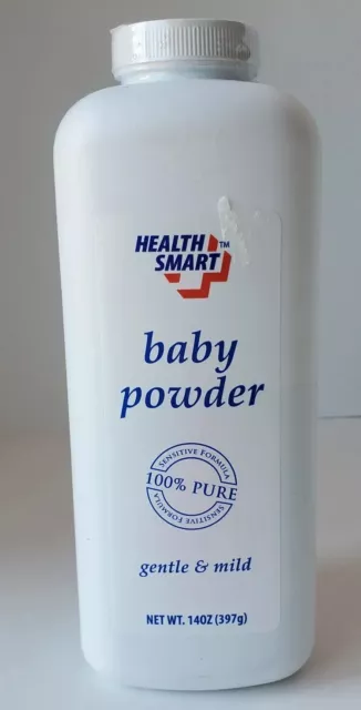 Health Smart Generic Baby Powder With TALC 14oz Sealed Discontinued