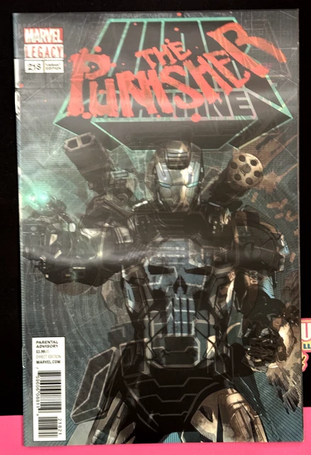 Marvel Comics Punisher #218 Lenticular 1st Frank Castle War Machine