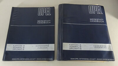 Admiral Manuale Officina Opel Kapitän B/Admiral B/Diplomat B Ammortizzatori/Meccanismo V 