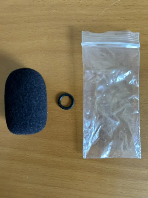 1 black Microphone Headset Windscreen Sponge Foam Mic Cover (one) 40cm X 25cm