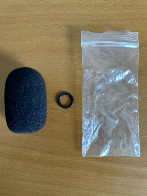 1 black Microphone Headset Windscreen Sponge Foam Mic Cover (one) 40cm X 25cm