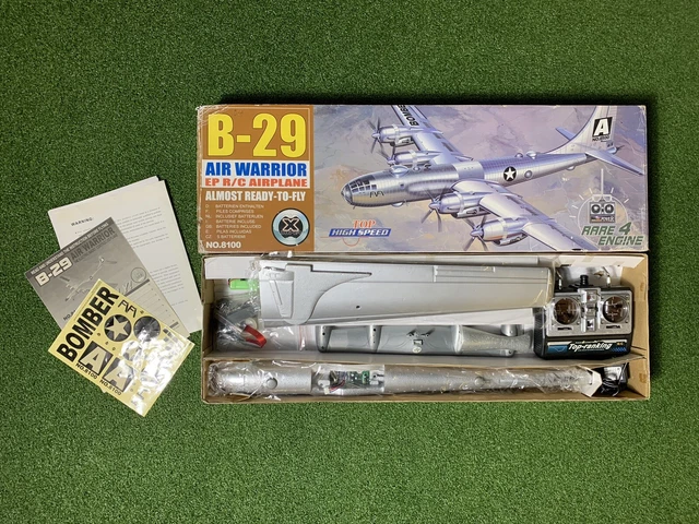 B-29 AIR WARRIOR EP RC Airplane No.8100 X Super BOXED