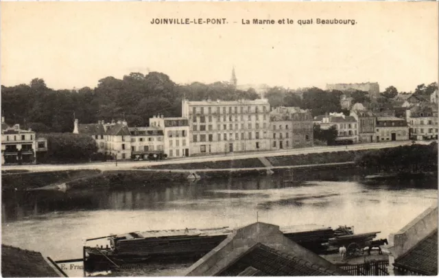 CPA Joinville La Marne et le quai Beaubourg (1347975)