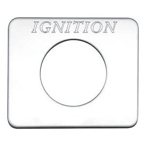 Freightliner Chrome Ignition Switch Plate Engraved