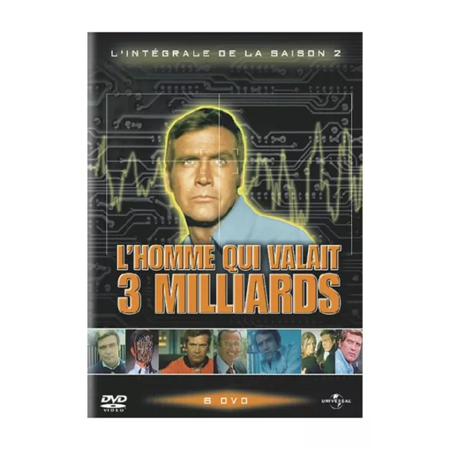 L'Homme qui valait trois milliards Saison 2 intégrale COFFRET DVD NEUF