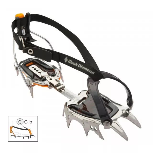 Black Diamond Serac Clip 12 point Mountaineering Crampons