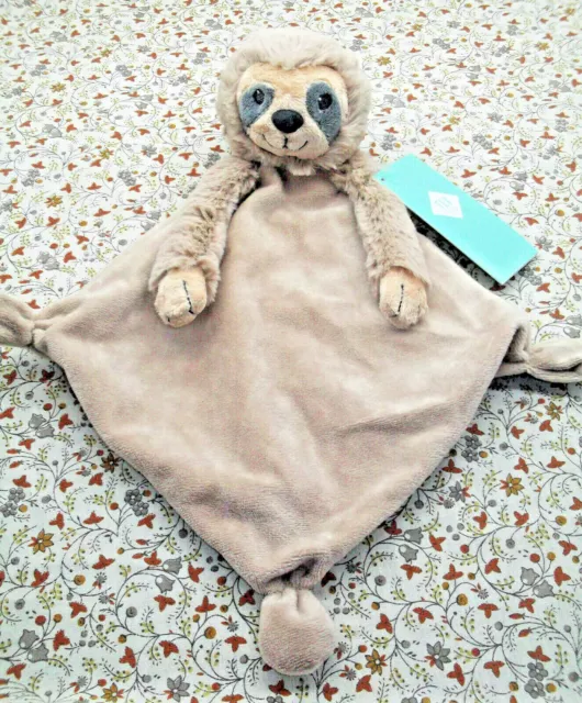 Ce/ Doudou Tex Baby Singe Paresseux Gris Taupe Beige Marron 35Cm 100% Neuf 2Disp