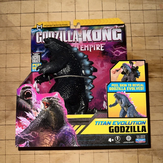 thumbnail image 2 of Godzilla X Kong Titan Evolution Godzilla Action Figure - Peel Skin To Reveal Evolved Form, 7-Inch 2 of 14