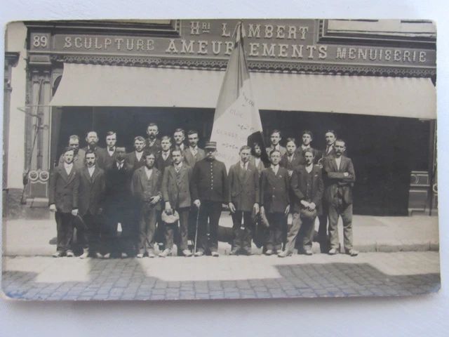 03C24 CPA Photo Card Groupe De Soldier 21e Regiment Of Dragons Hairy 14/18 WWI