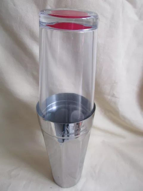 Glass & Stainless Steel  Tanqueray Gin Boston Style  Cocktail Shaker Unused