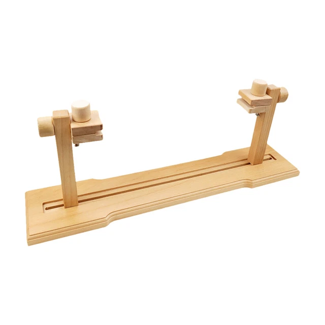 Support De Broderie Réglable, Cadre De Broderie En Pin à Coudre Rotatif