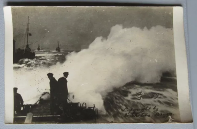 Ecran de brouillard par navires de guerre Allemands 1918 Kriegsmarine