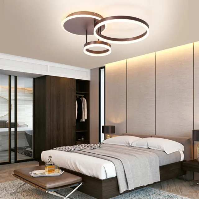 Modern LED Creative Strips Pendant Acrylic Flush Mount Chandelier Ceiling Lamp