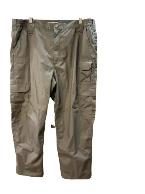 5.11 TACTICAL MENS Taclite Pro Pants Size 40 X 30 Green Cargo Style ...