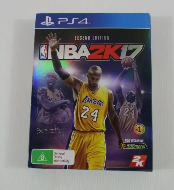 PlayStation 4 PS4 NBA 2K17 Legend Edition Game with Manual Lakers - Kobe Bryant