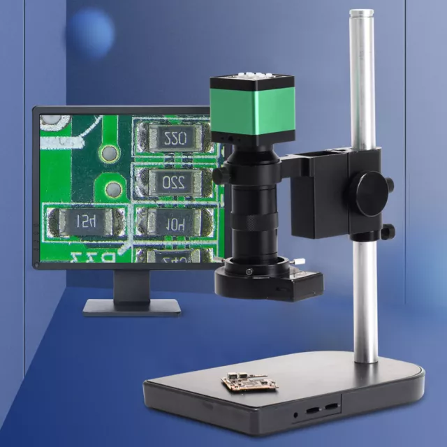 Electronic Digital Zoom Industrial Microscope Camera Video Stand 48MP HDMI USB