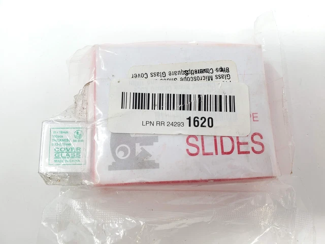 AmScope 72 Pre-Cleaned Blank Microscope Slides & 100 22x22mm Square Glass Covers