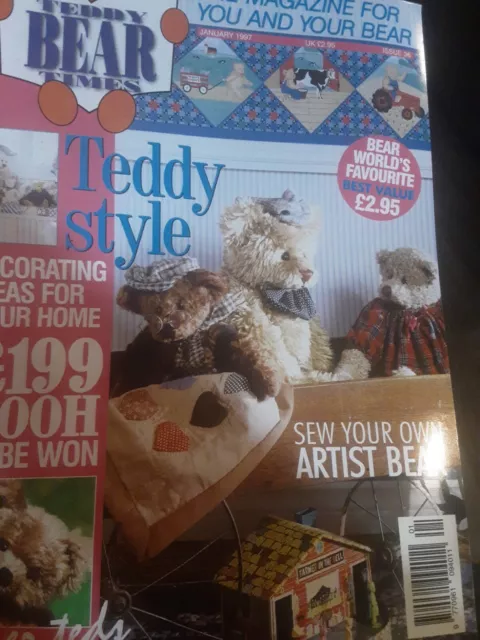 Teddy Bear Times Magazine Issue 36 January 1997 Id: F2