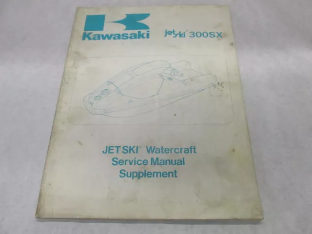 1987 Kawasaki 300SXJet Ski Watercraft Service Shop Repair Manual FACTORY OEM