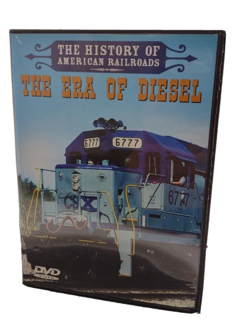The History of American Railroads DVD The Era  of Diesel Train  tracks Station