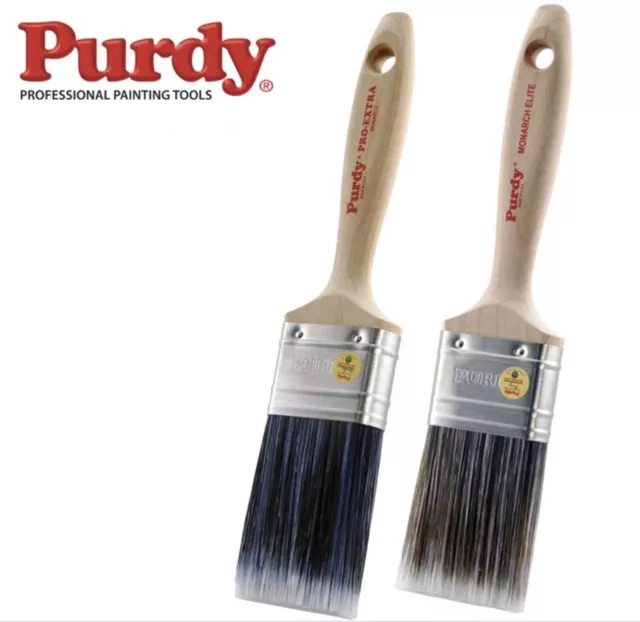 Purdy@ Pro Extra Monarch 2” Paint Brush + XL Elite Monarch 2” (Pack of 2)