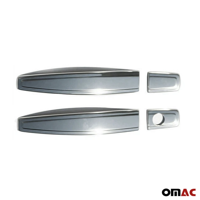 Couverture de poignée de porte pour Opel Astra H 2004-2009 en Acier chromé