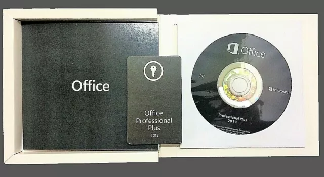 MICROSOFT® OFFICE 2019 Pro Plus 1 PC Format DVD boite Microsoft scellé ...