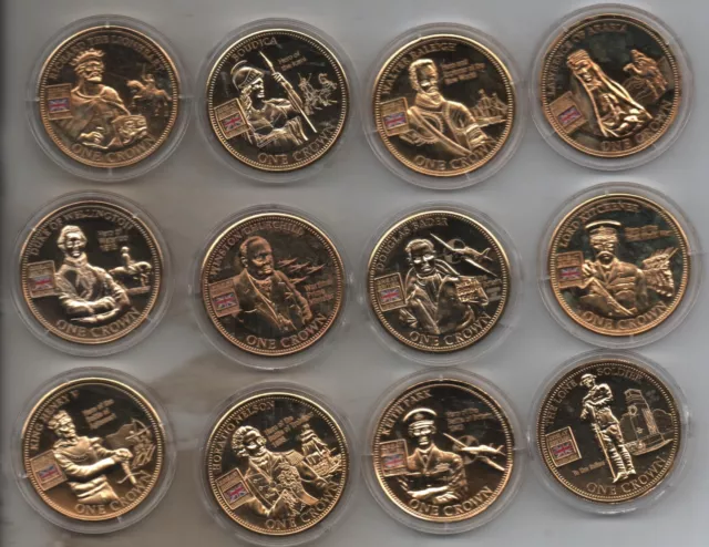 Great British Military Hero’s Coins - Gold plated