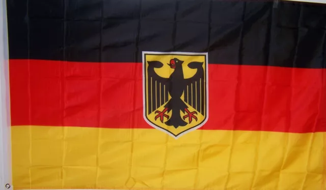 GERMANY GERMAN W/ EAGLE BANNER FLAG WITH BRASS GROMMETS NEW 3x5 ft USA seller