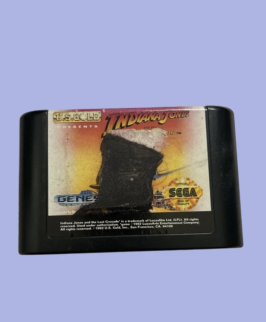 PARTS / REPAIR Indiana Jones and the Last Crusade Sega Genesis 9.99