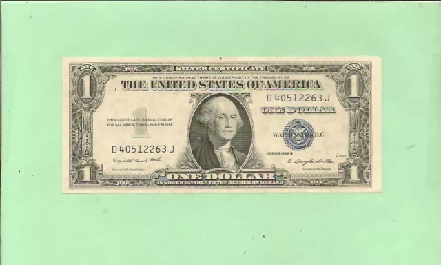 1935G $1  Silver Certificate  D 4051 2263 J .... 1935G $1  D-J     No Motto