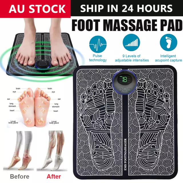 -5pcsEMS Foot Massager foot nooro neuropathy fee for Circulation and Pain Relief