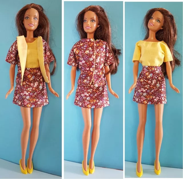 Barbie Lot vêtements poupée mannequin fait-main