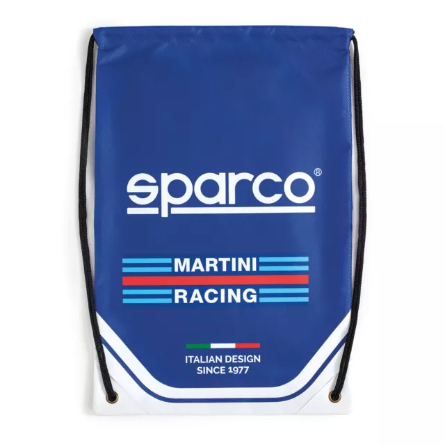 Sparco Motorsport Martini Racing Sports Sack Clothing Racewear Bag Rucksack